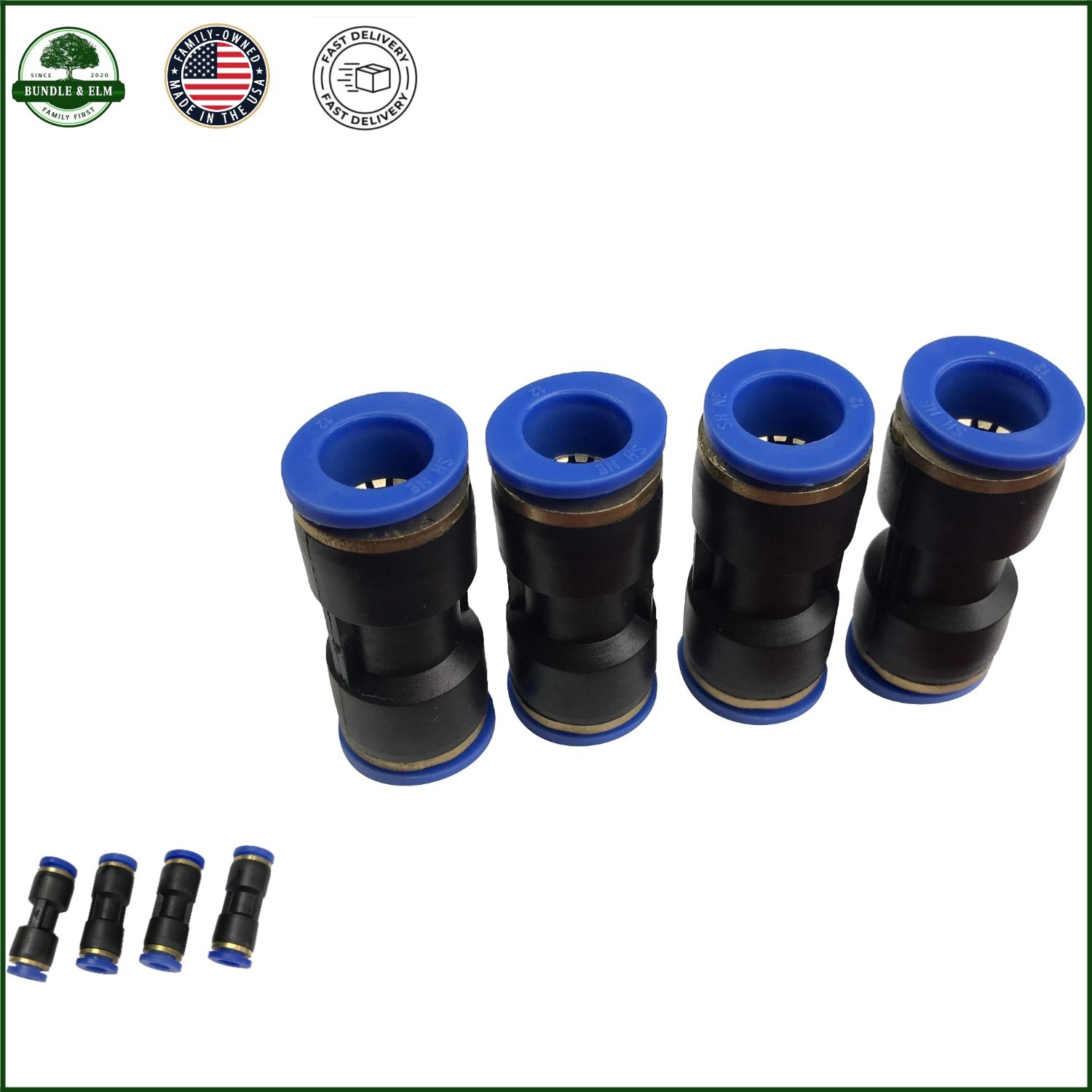4 Piece Nylon Fuel Hose Connector Set for Extreme Temperature Conditions