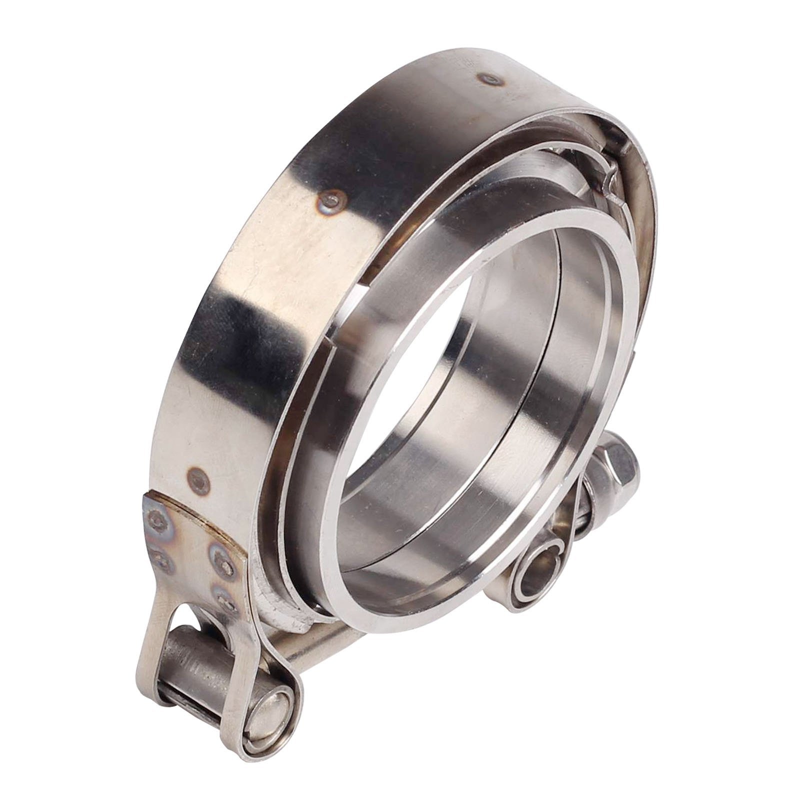 4″ Stainless Steel V Band Clamp Male Female Flange Exhaust Intercooler Pipe