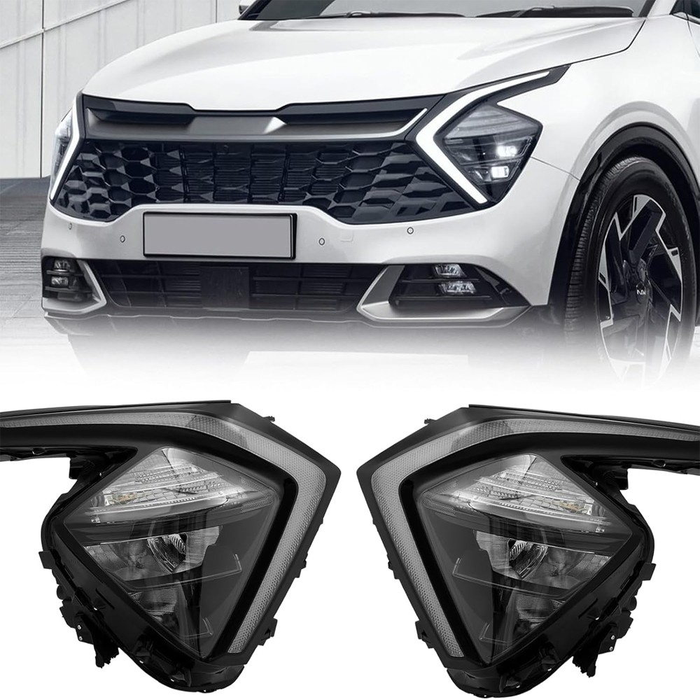 For 2022-2024 Kia Sportage EX LX SX X-Line LED Headlights Headlamps (Pair) Set
