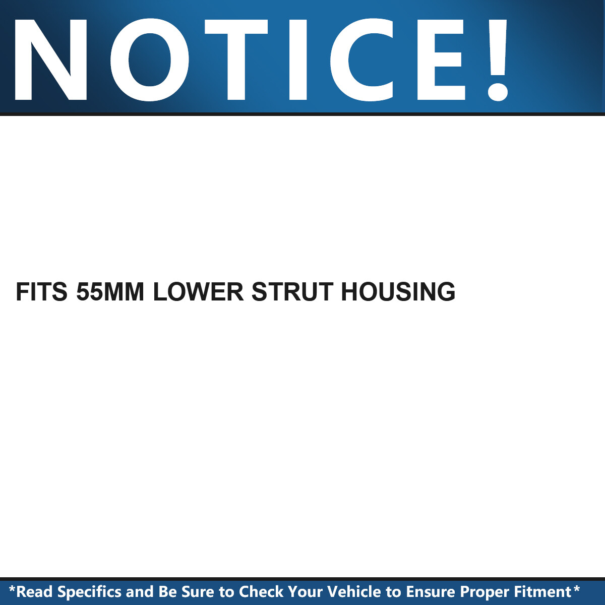 55mm Front Struts Assembly for Volkswagen Passat Golf Eos Exc. Sport Suspension