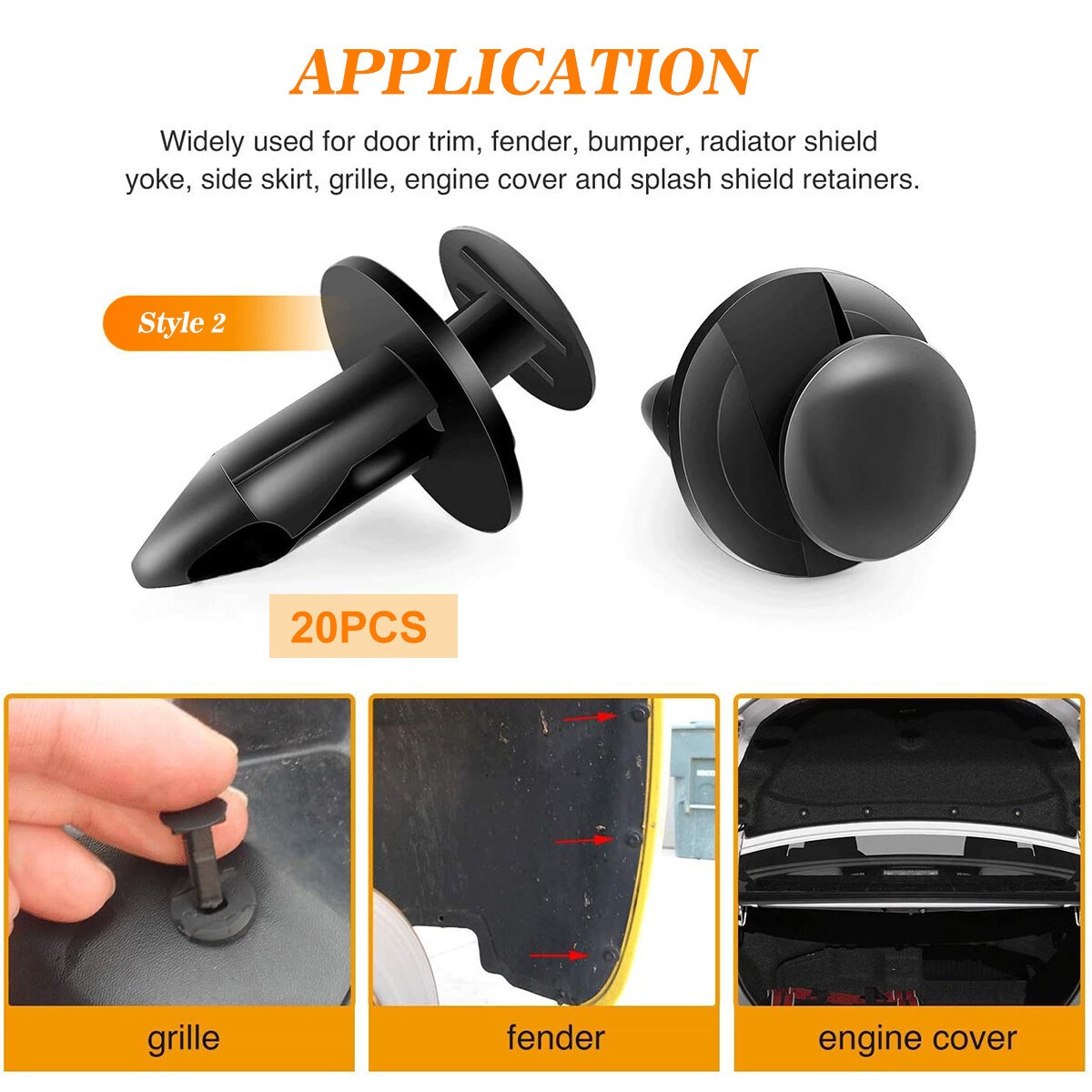 240pcs Auto Car Bumper Retainer Clips Kit Fastener Remover Push Pin Rivet Screw