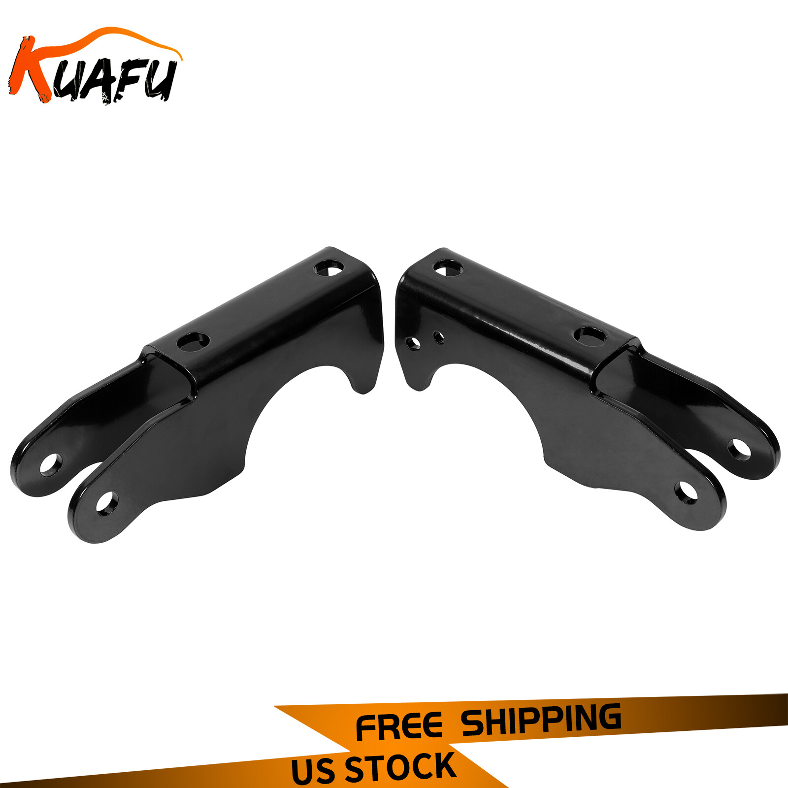 For 99-05 Ford F250 F350 Super Duty Rear Lower Shock Mounts On Axle Left&Right