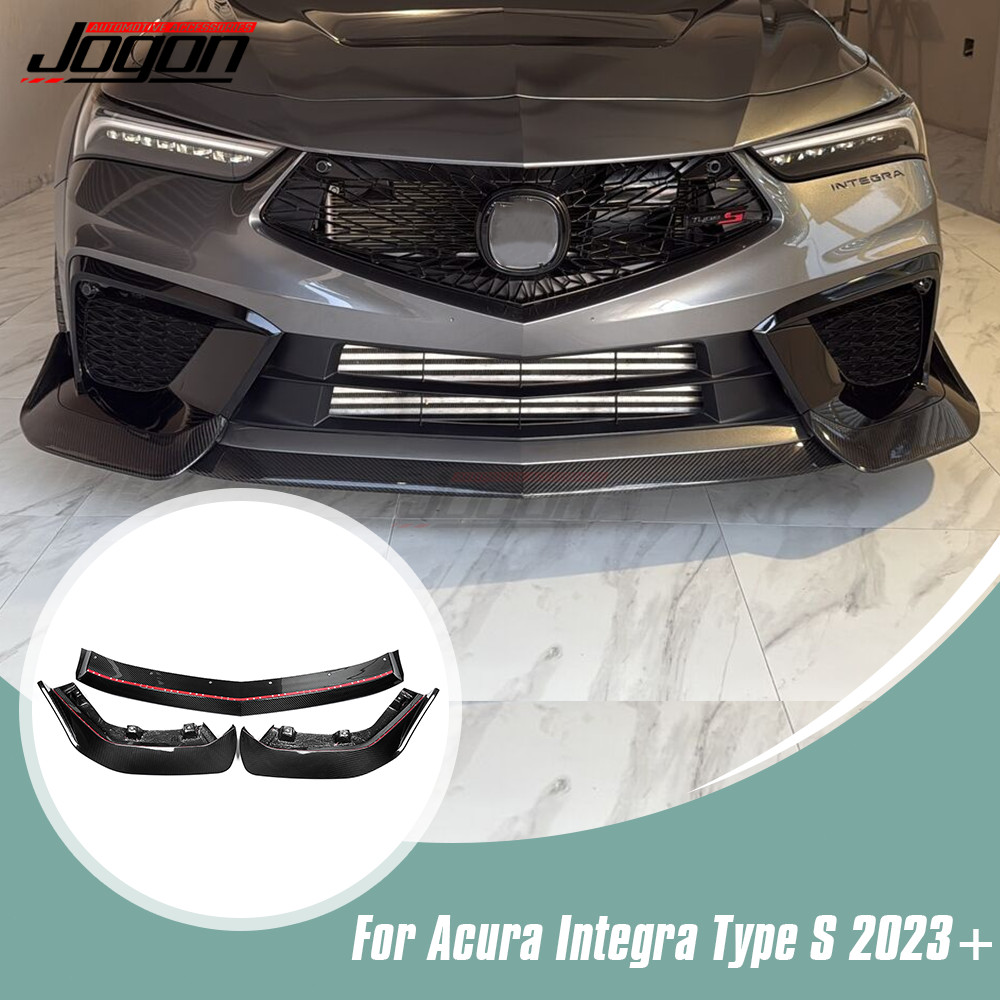 Dry Carbon Front Bumper Splitter Lip Body Kit For Acura Integra Type S DE5 2024+