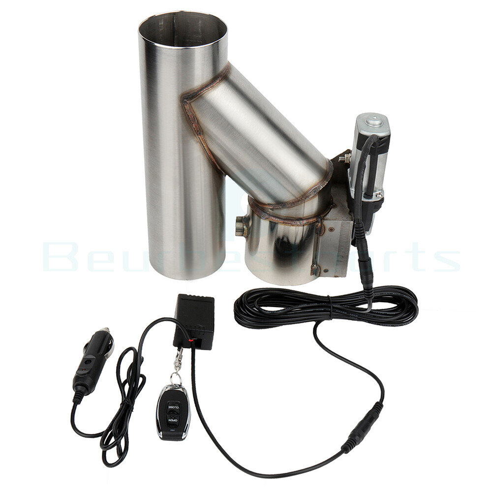 2.5″ 63mm SS Electric Exhaust SYSTEM Set