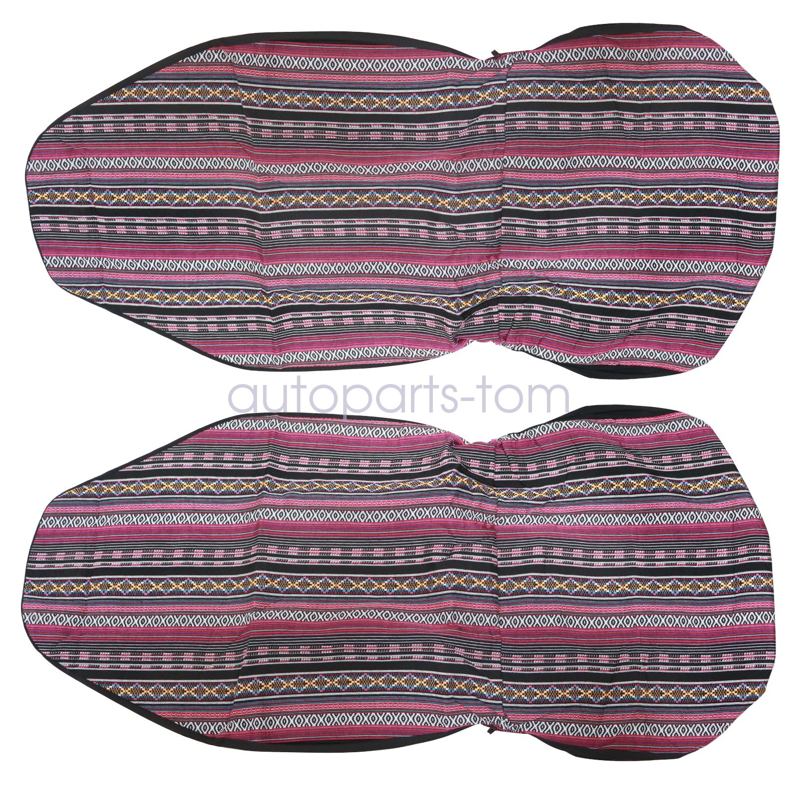 For Ford Bronco Set 2-Sits Driver&Passenger Cloth Seat Cover As Picture Shows