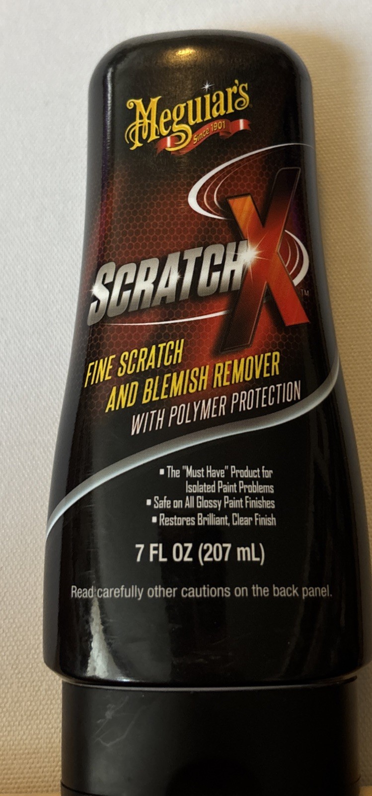 Meguiar’s Scratch-X 7oz Car Scratch Remover G10307 Paint Polish & Clearcoat Safe