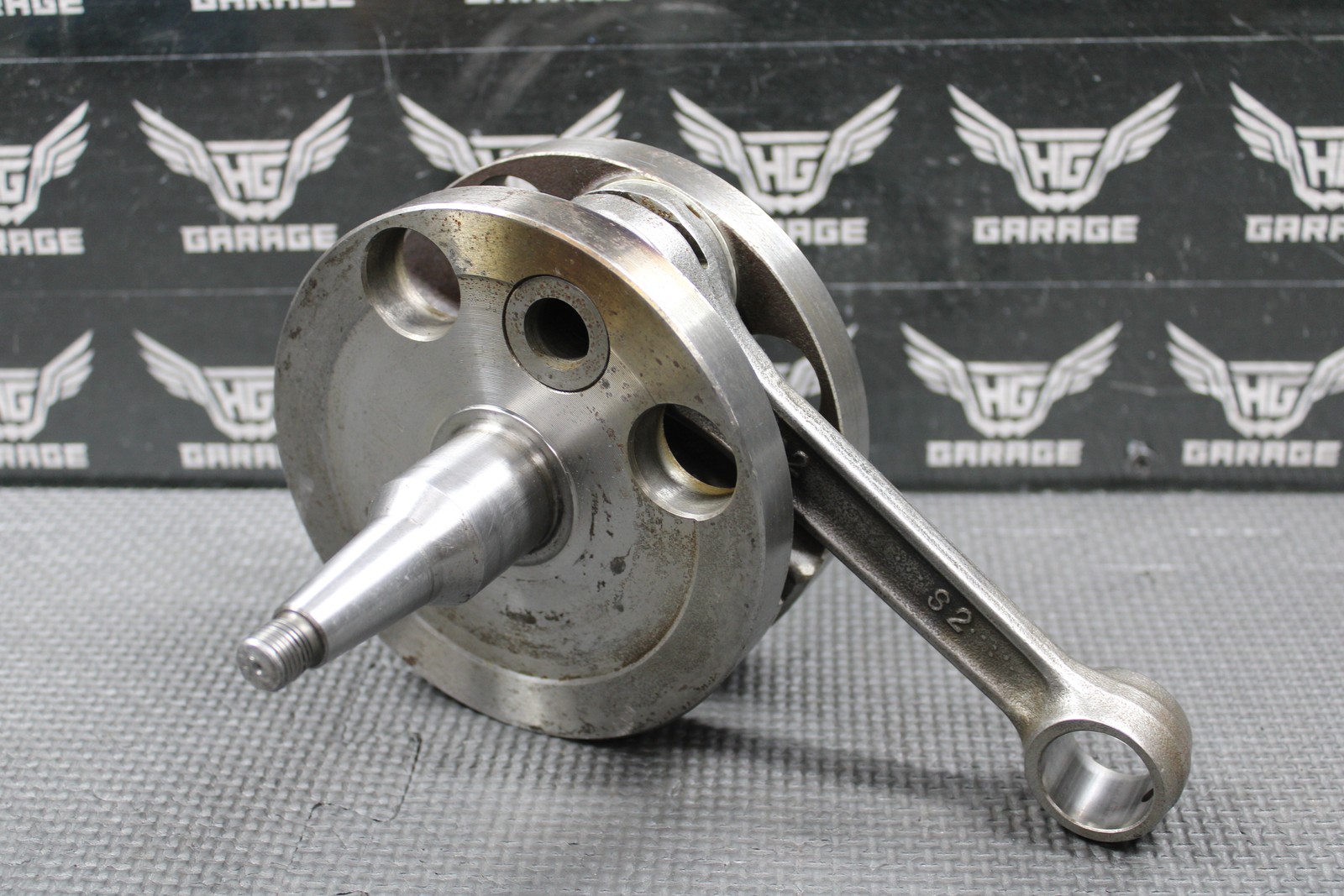 1987 KAWASAKI KX500 OEM ENGINE MOTOR CRANKSHAFT CRANK SHAFT 13031-1231 NICE!
