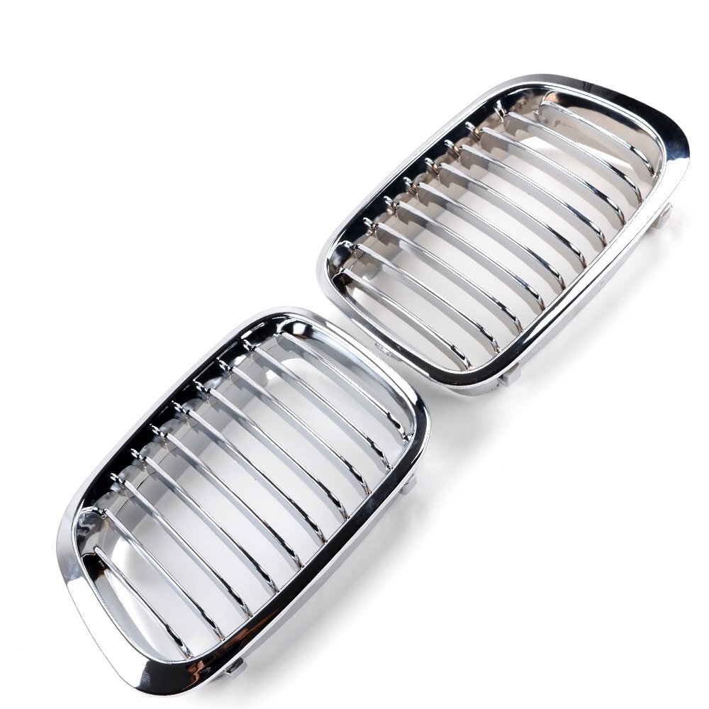 For 1998-2001 BMW E46 Sedan 320i 323i 325i 328i 330i Front Kidney Grill Chrome