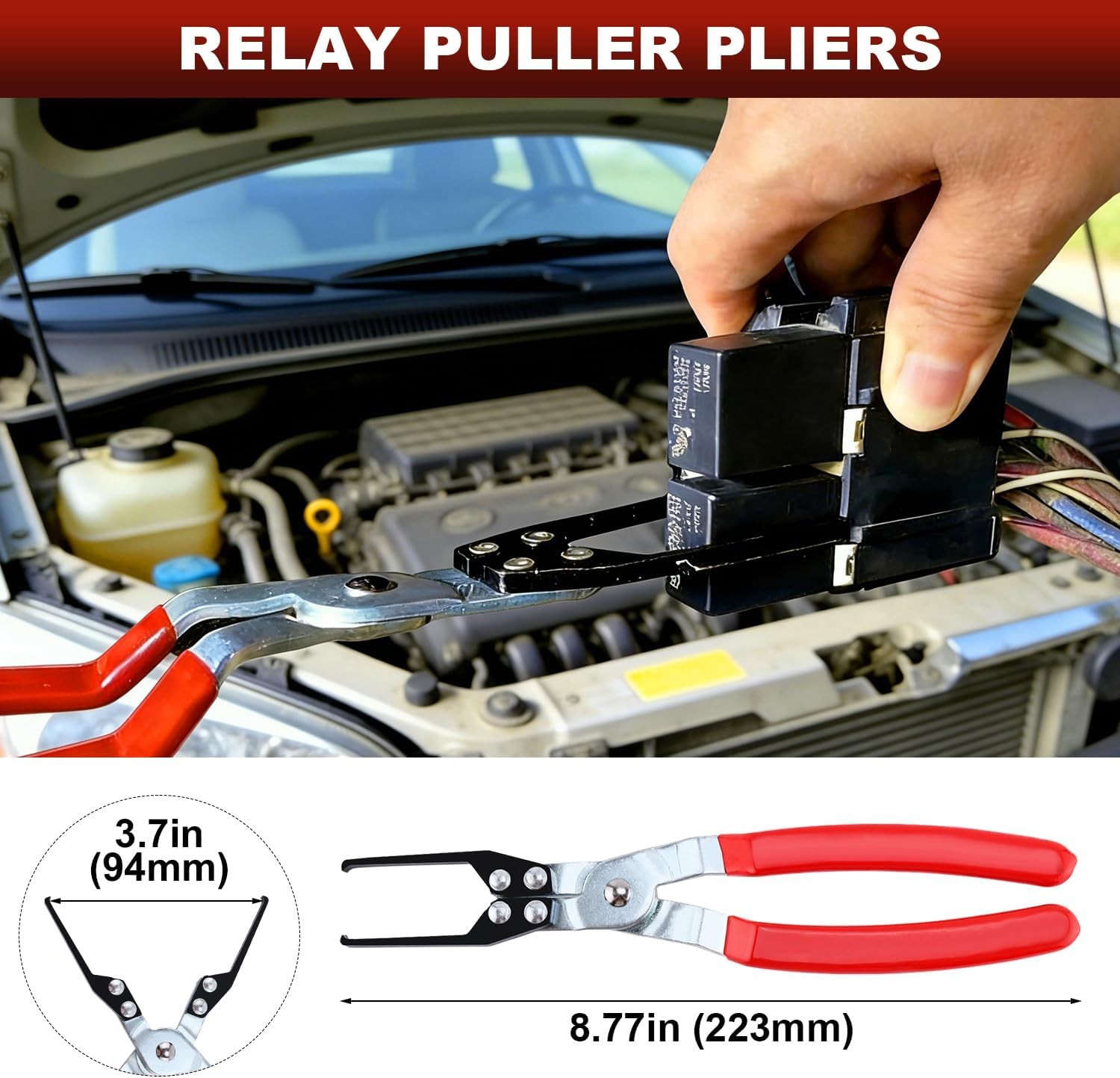 8Pcs Fuel Line Pliers Electrical Disconnect Tool Fuel Clamp Removal Pliers