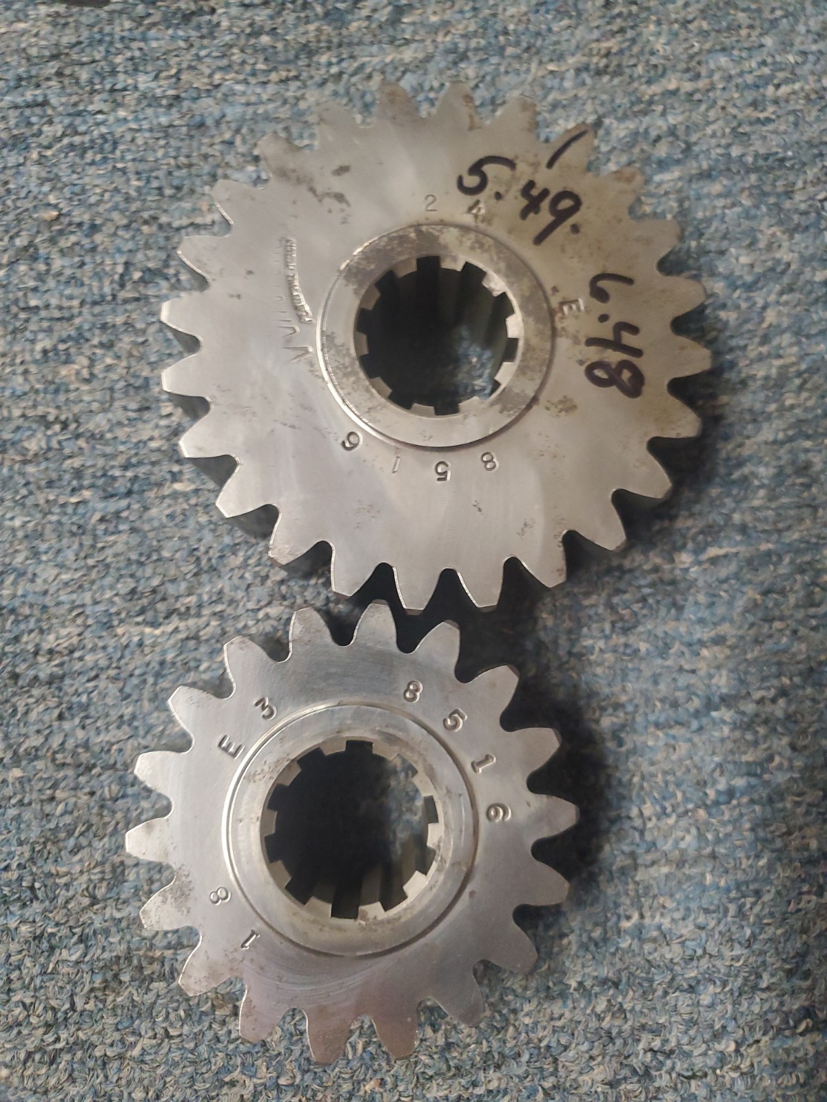 Quick Change Gears Set 16 WINTERS 8516 18/24 Teeth 6.48 Ratio 4.86 Rear End Gear