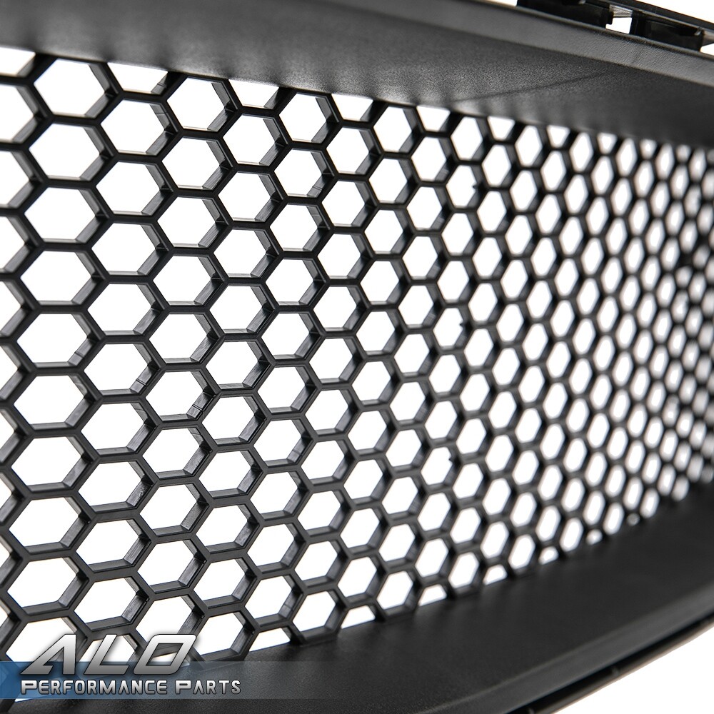 Fit For 2018-2021 Ford Mustang Front Bumper Honeycomb Grille W/LED DRL Light