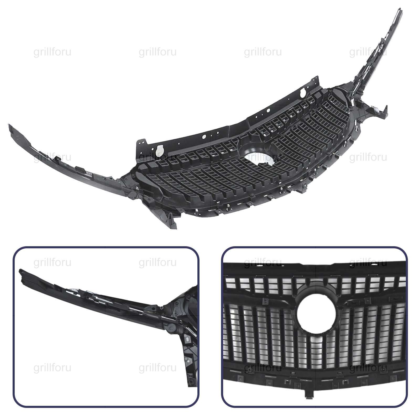 Front Bumper Upper Grille For 2018-2021 Buick Enclave Plastic Chrome 84739632