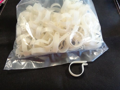 CABLE / WIRE CLAMP P CLIP 1 3/8″ NATURAL NYLON SET OF (100) MARINE BOAT