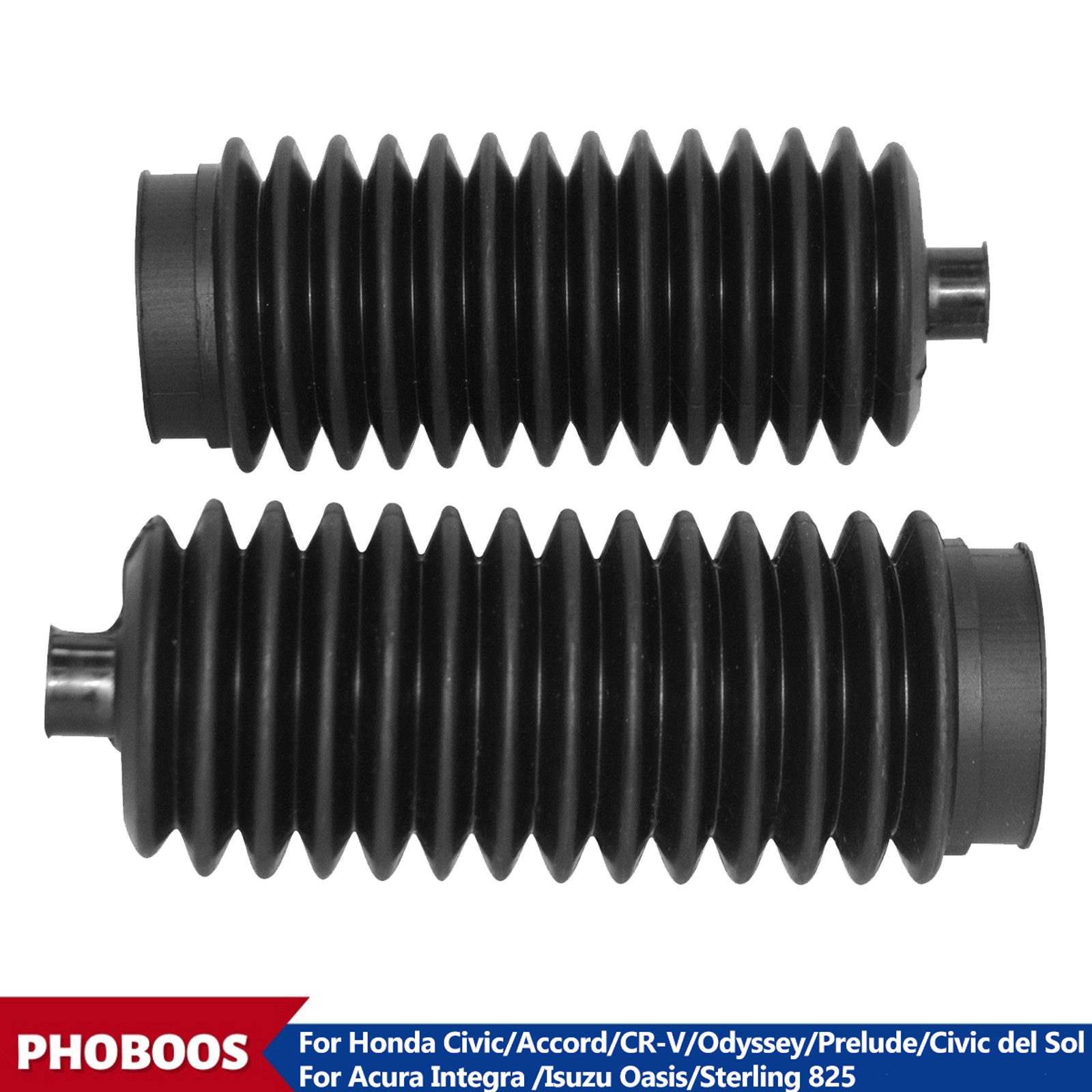 2 Steering Rack and Pinion Bellow Boot for Honda Accord Civic Isuzu Oasis Acura