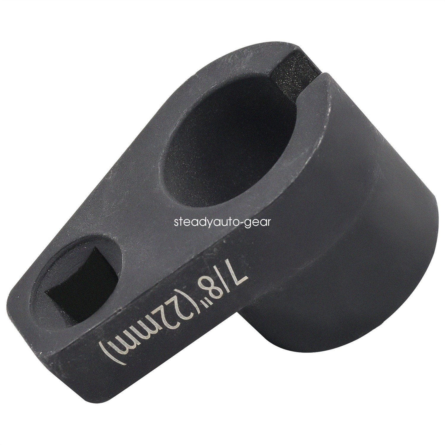 7/8-Inch 22mm Offset Oxygen O2 Sensor Socket Wrench Removal Tool Drive 3/8″ US