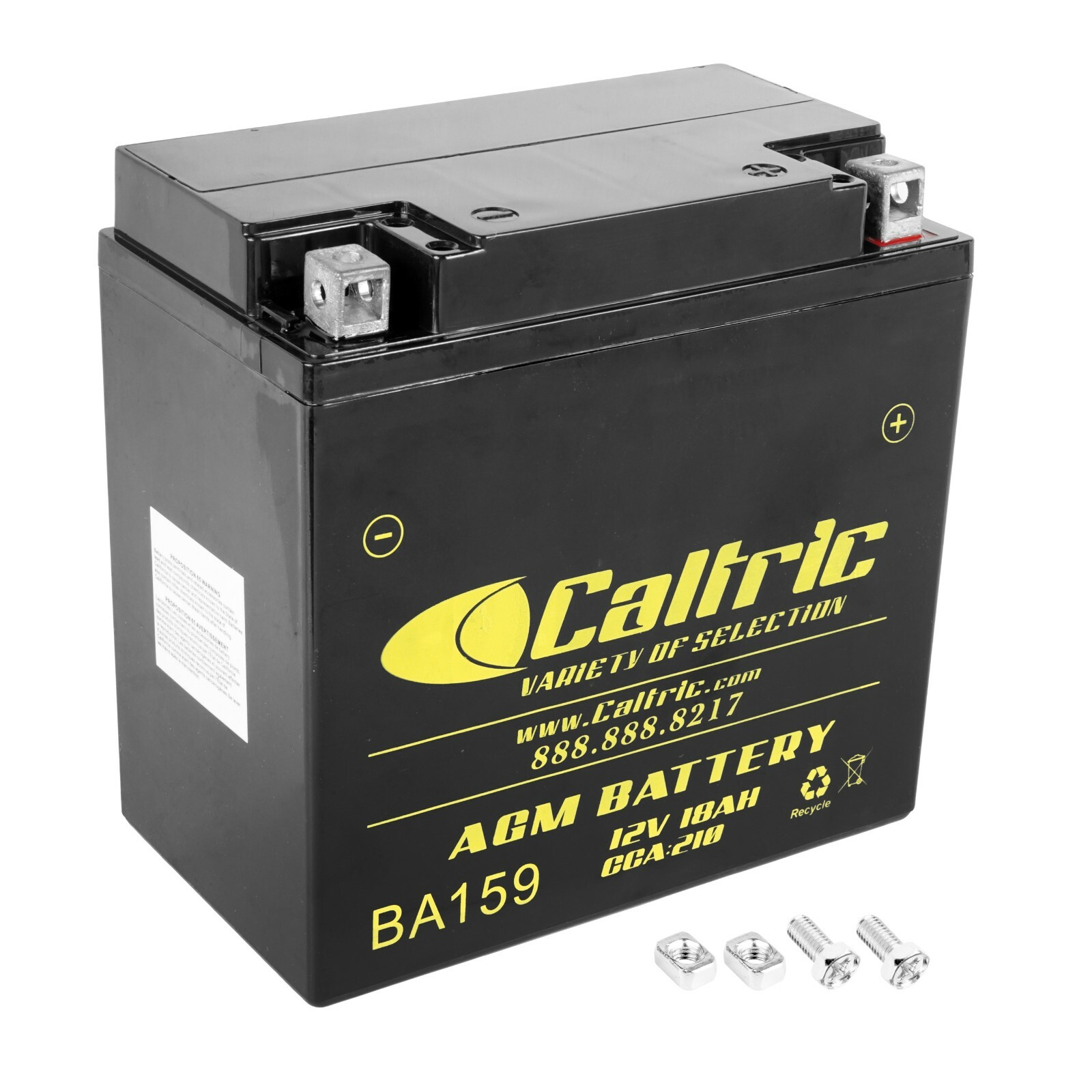 Caltric AGM Battery for Can-Am Bombardier Traxter 500 4X4 Xl Xt Auto 2002-2005