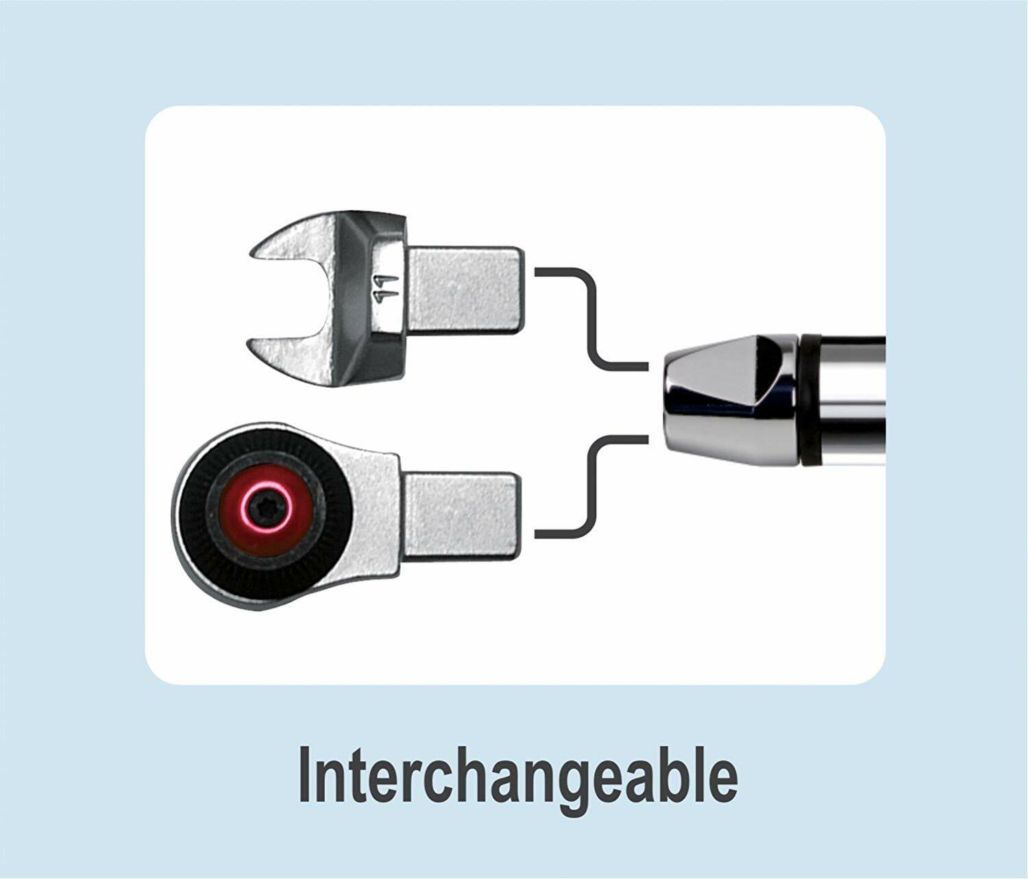 ACDelco Tools 3/8” (Inch) Compact INTERCHANGEABLE Digital Torque Wrench, Measure