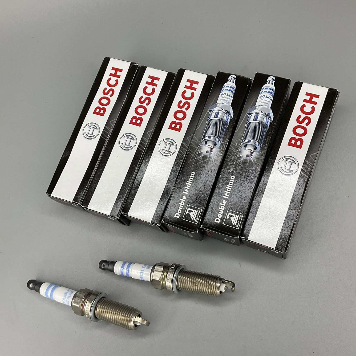 6PCS OE Germany Double Iridium Spark Plug For Ram 1500 Jeep Grand Cherokee Acura