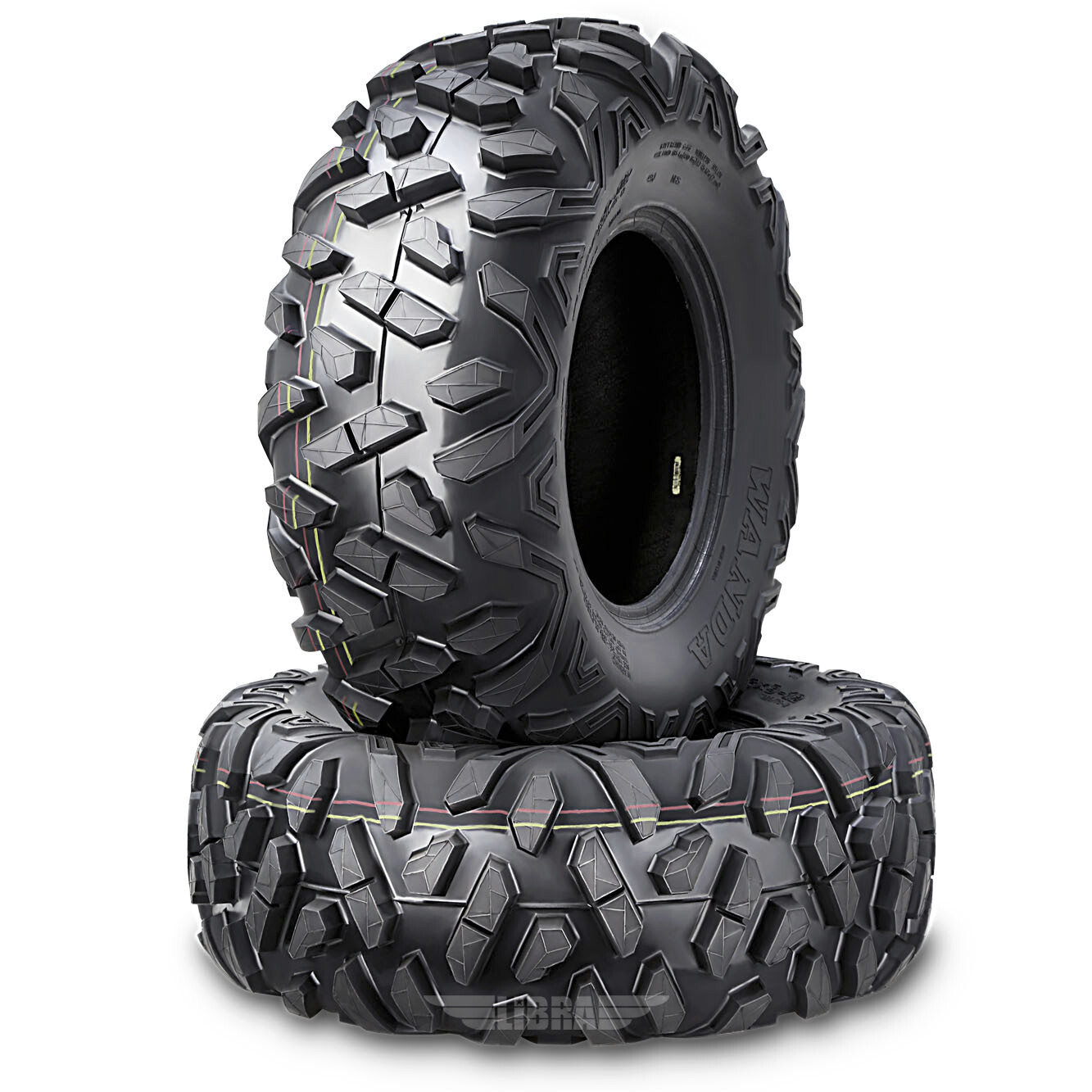 2 New WANDA ATV Tires 25×8-12 25x8x12 6PR/P3501 – 10163 25×8.00-12 25×8.00×12