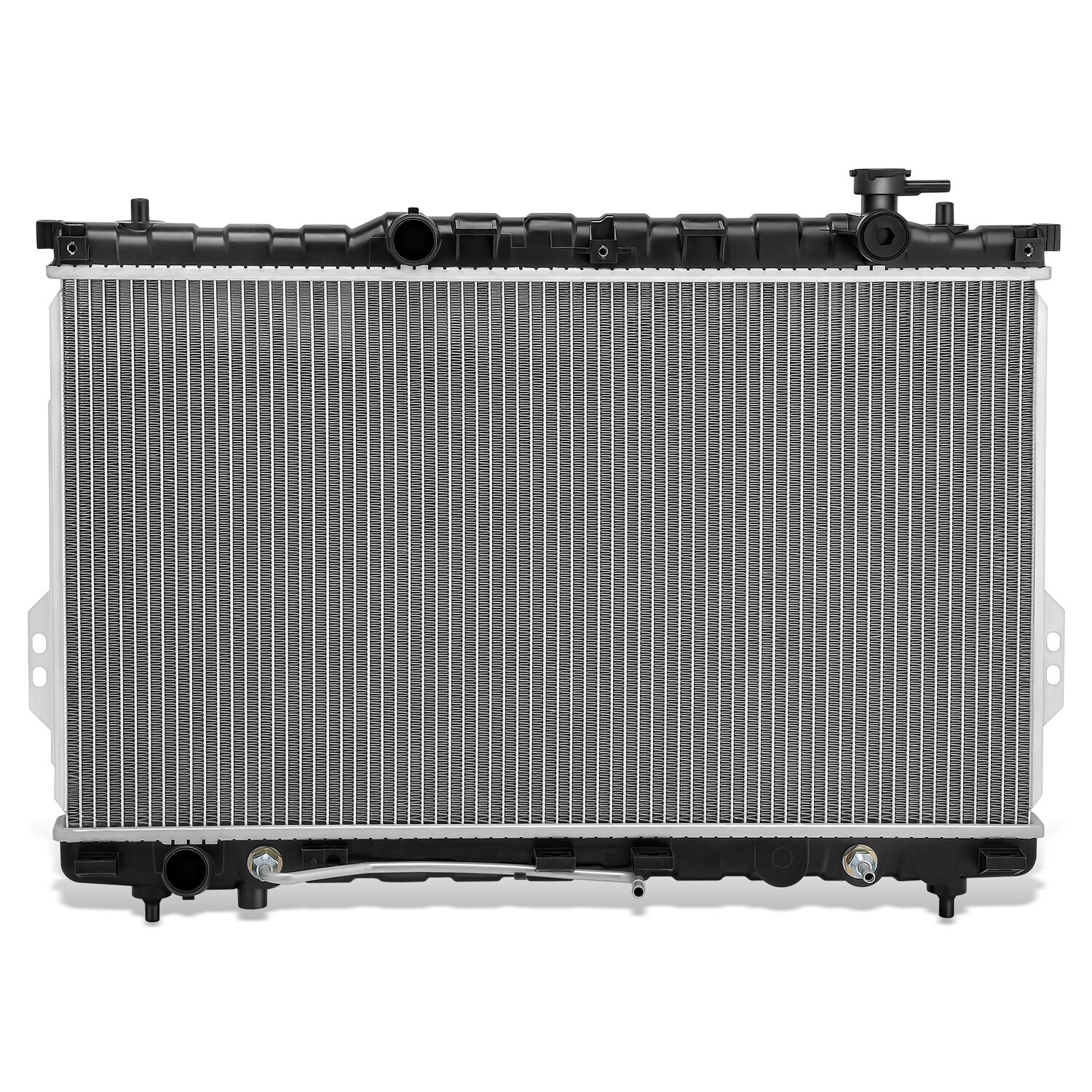 Fit 03-06 Santa Fe 3.5L OE Style 1-1/2 In 1 Row Aluminum Core Radiator DPI 2579