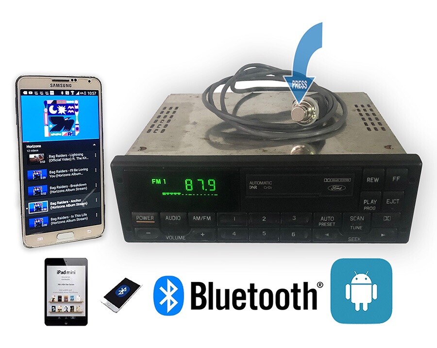 ✅94-97 Ford Mustang F150 Thunderbird OEM AM FM Bluetooth Premium Sound