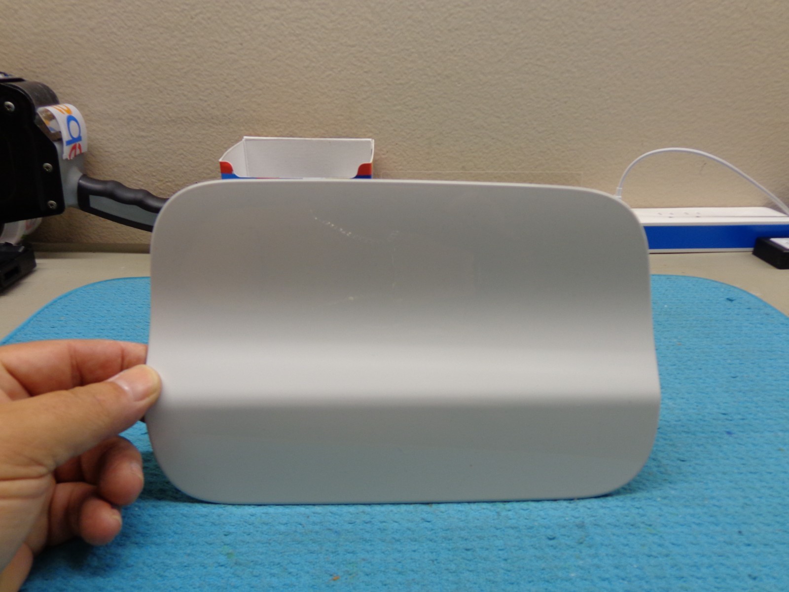 BMW X3 11 12 13 14 15 16 17 300 ALPINE WHITE FUEL GAS FILLER DOOR FLAP COVER