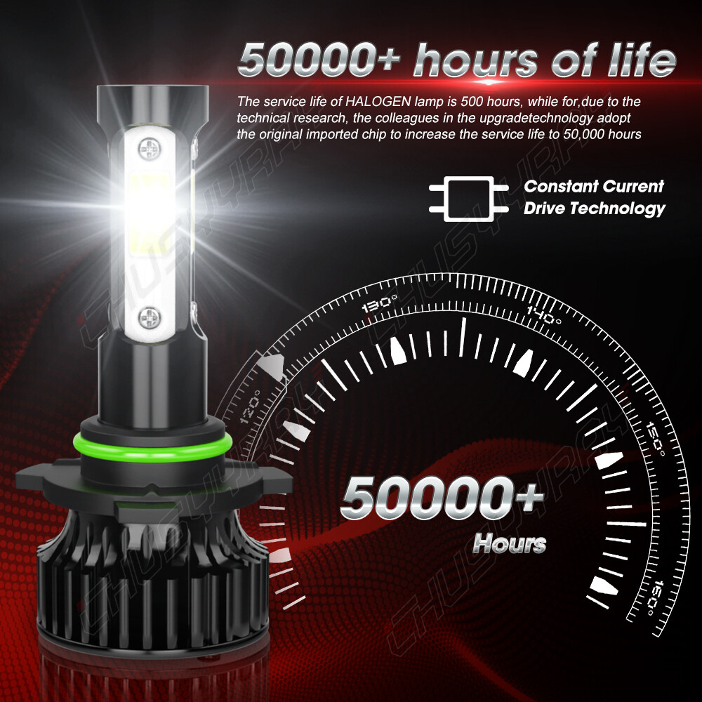 For Dodge Intrepid 1998-2004 6x Combo LED Hi/Lo Beam Headlight Fog Light Bulbs