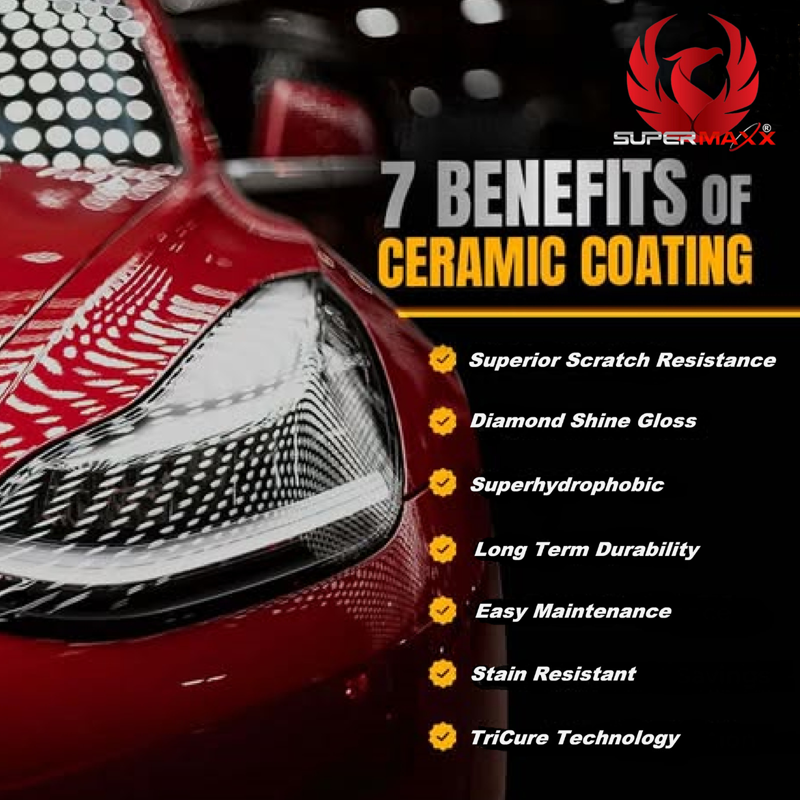 CERAMIC CAR COATING KIT 5 YEAR SCRATCH RESISTANT POLYSILAZANE NANO 9H PROTECTION