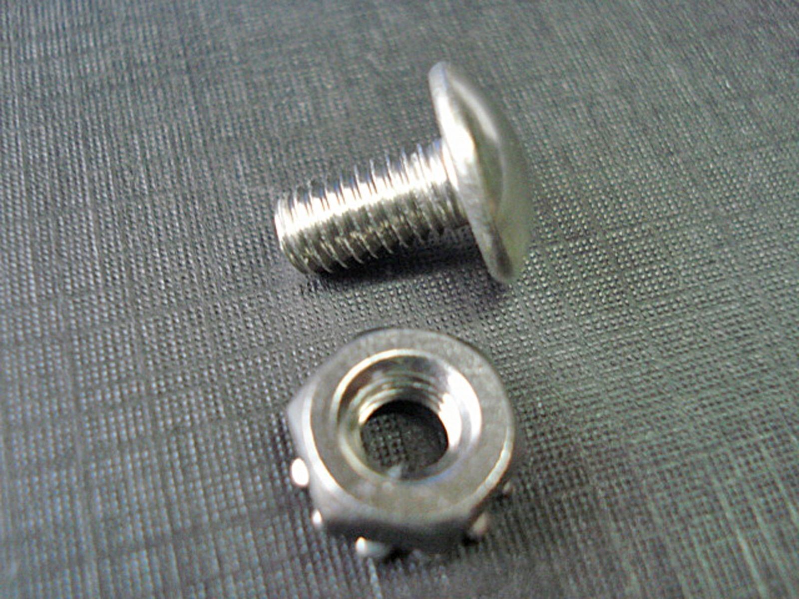 25 pcs 8-32 x 3/8″ grille rivets stainless steel rivet screws with nuts