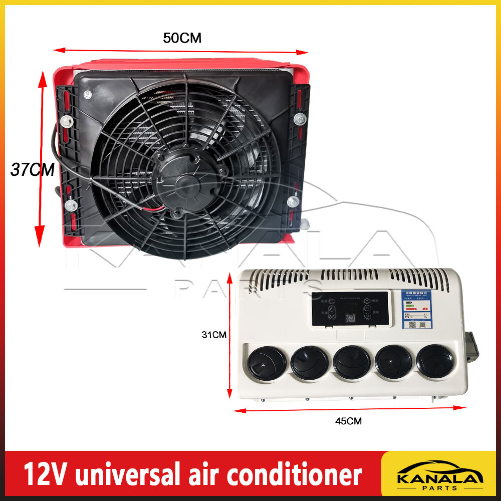 12V Trucks Air Conditioner Split AC 10000 BTU For Semi Trucks Cab Bus RV Caravan