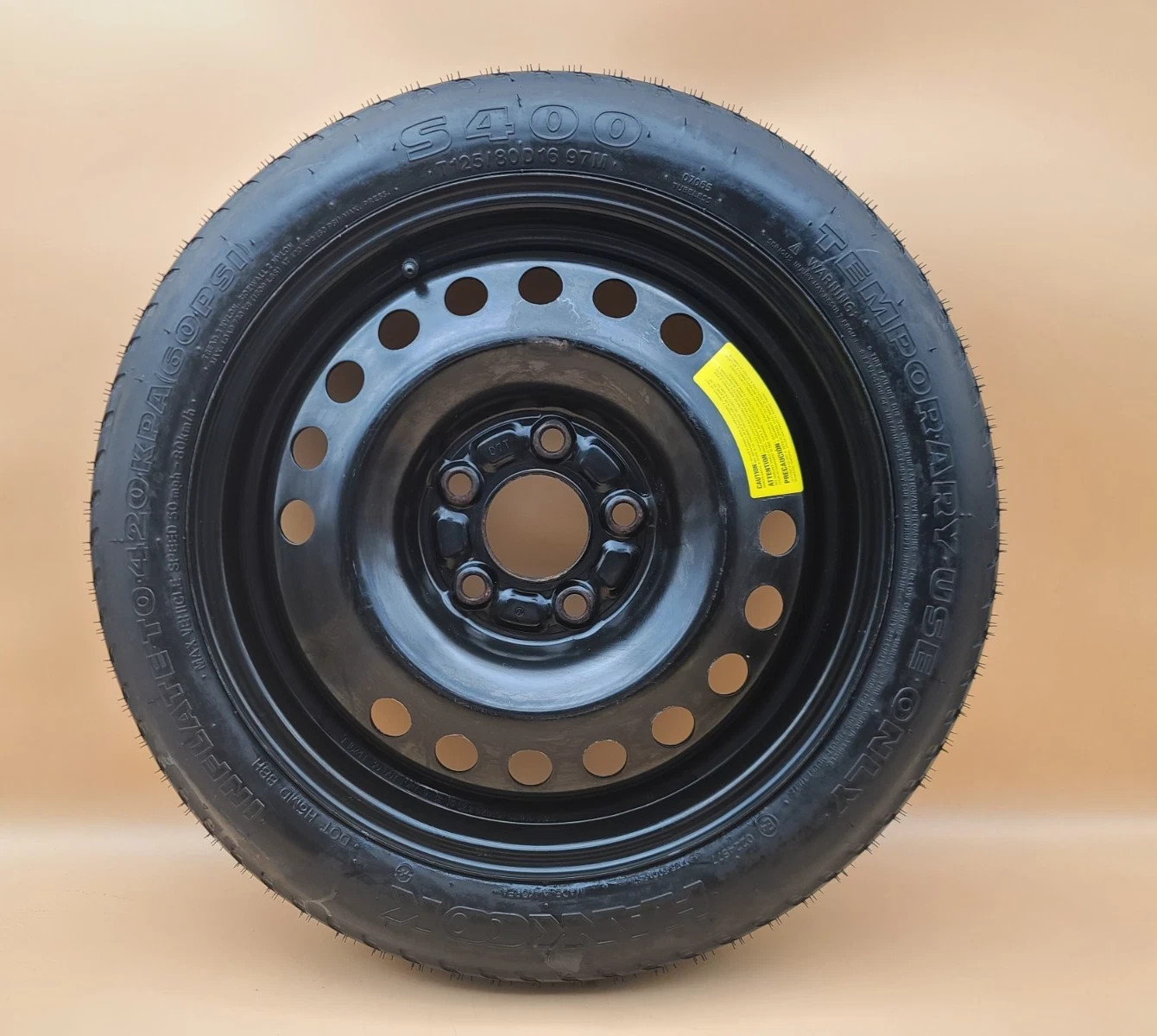 Spare Tire 16″ Fits 2018-2024 Kia Forte Compact Donut