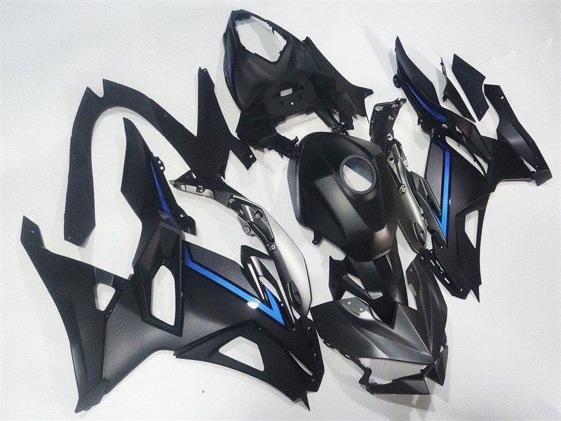 SWA Injection Black Fairing Fit for Kawasaki 2024 2026 NINJA 500 Kit a019