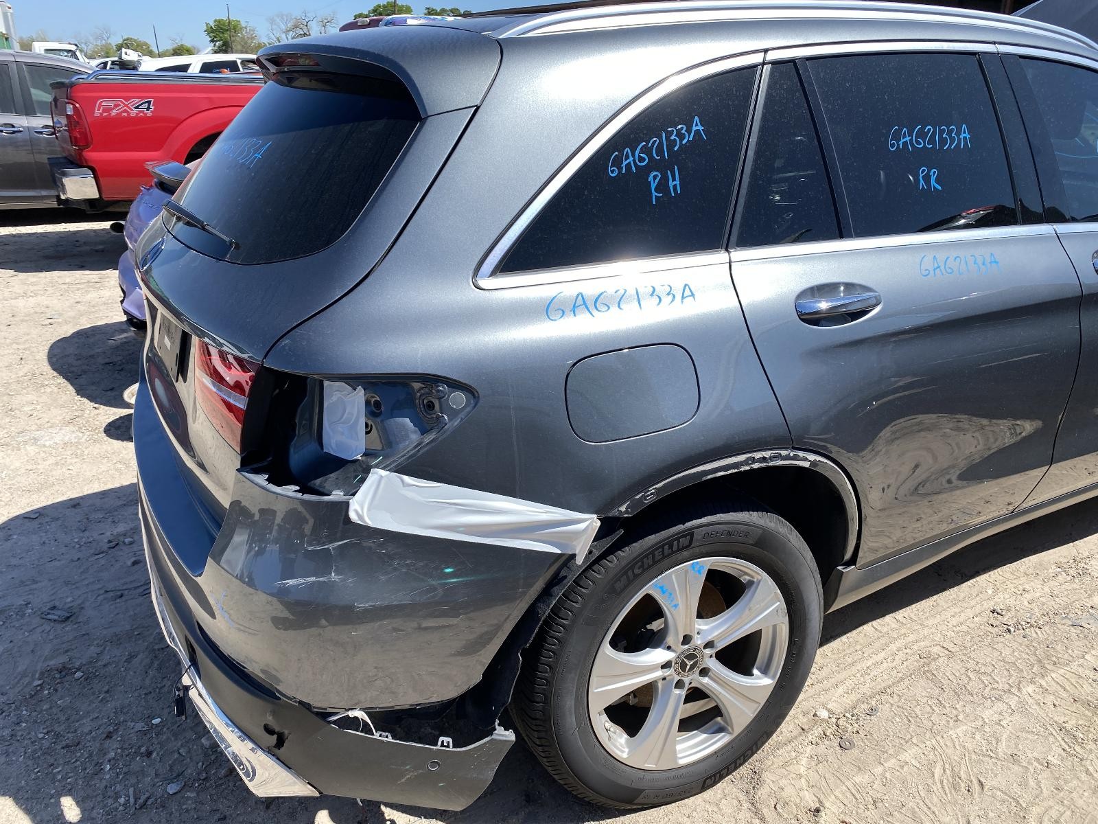 Used Left Sun Visor fits: 2018 Mercedes-benz Mercedes glc-class 205 Type Sedan L