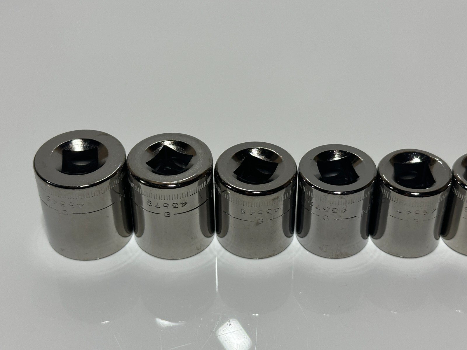 Craftsman USA New NOS 10pc Metric 10-19mm Shallow Socket Set – 3/8″ Drive – 6 PT