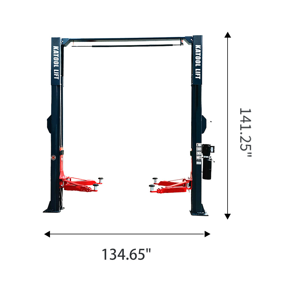 11000lbs Two Post Car Lift Car Elevator Workshop 2 Pole Car Lift Machine Pick Up