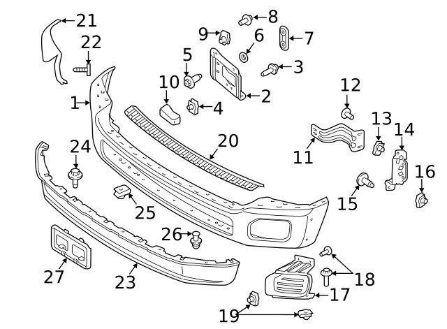 Genuine Ford Fog Light Trim BC3Z-15A245-BA