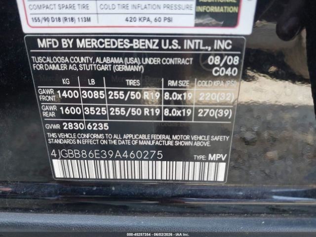 Fuse Box Engine 164 Type ML63 ID 1645402972 Fits 06-09 MERCEDES ML-CLASS 5158790