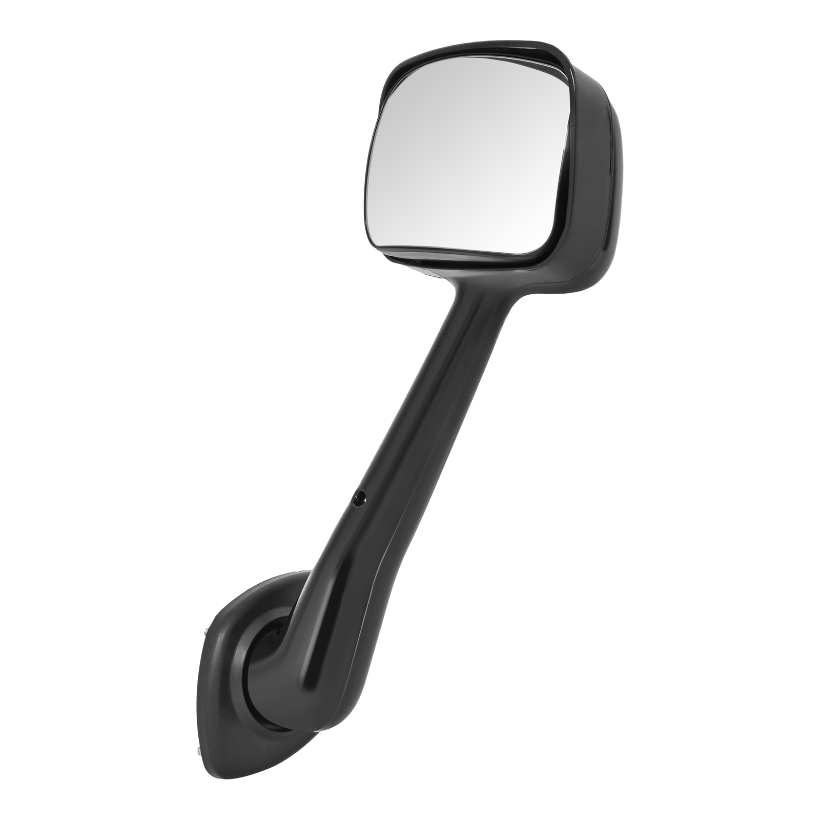 Right Side All Black Hood Mirror For Freightliner Cascadia 2008-2017 ABS+Glass