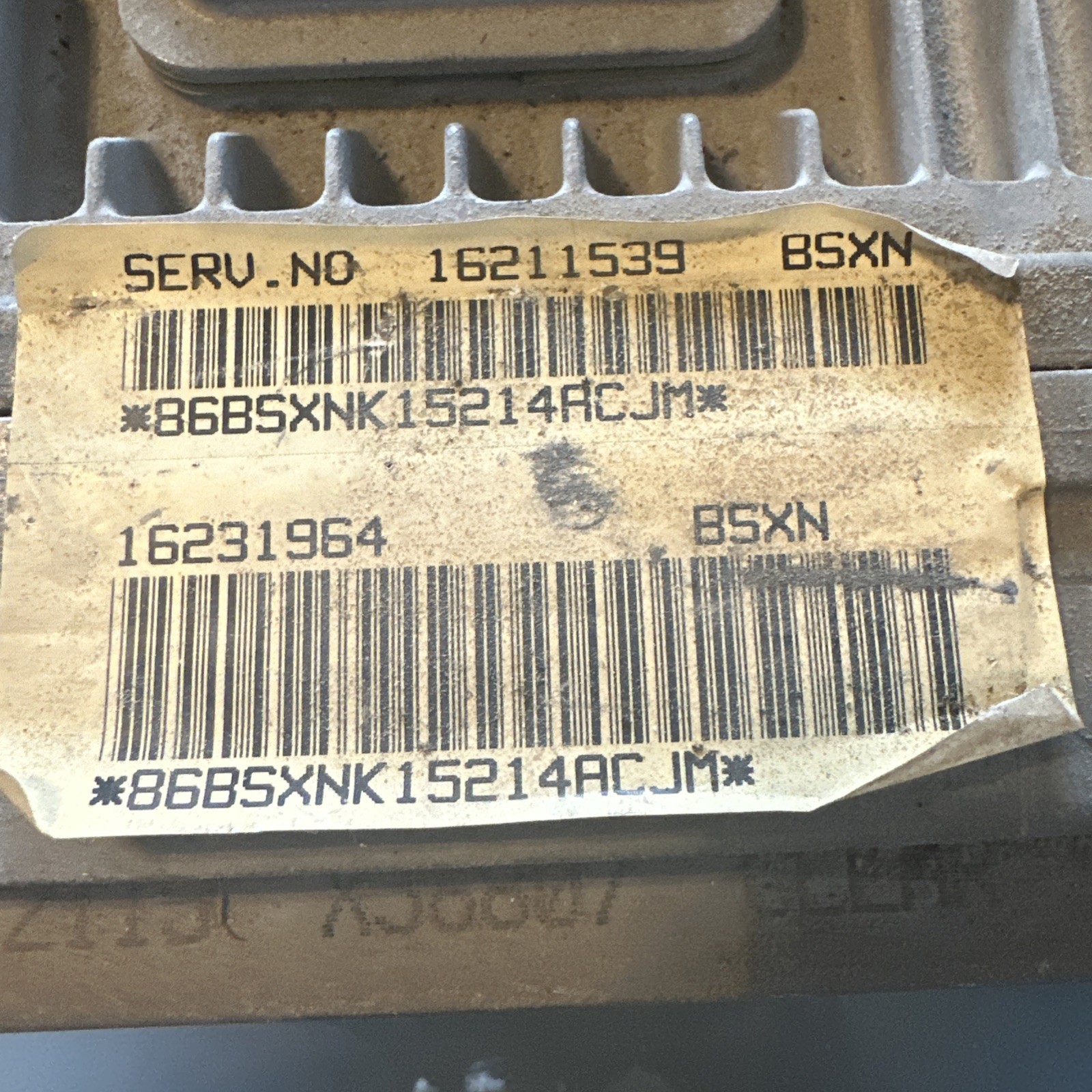 Gm Chevy Chevrolet Engine Computer Module Ecu Ecm 16211539 Bsxy Oem