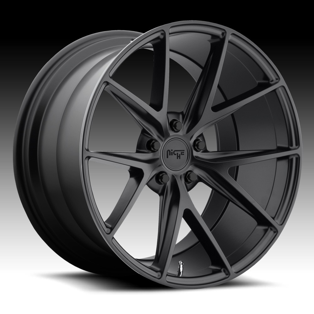 Niche M117 Misano Matte Black 17×8 5×112 40mm (M1171780F8+40)