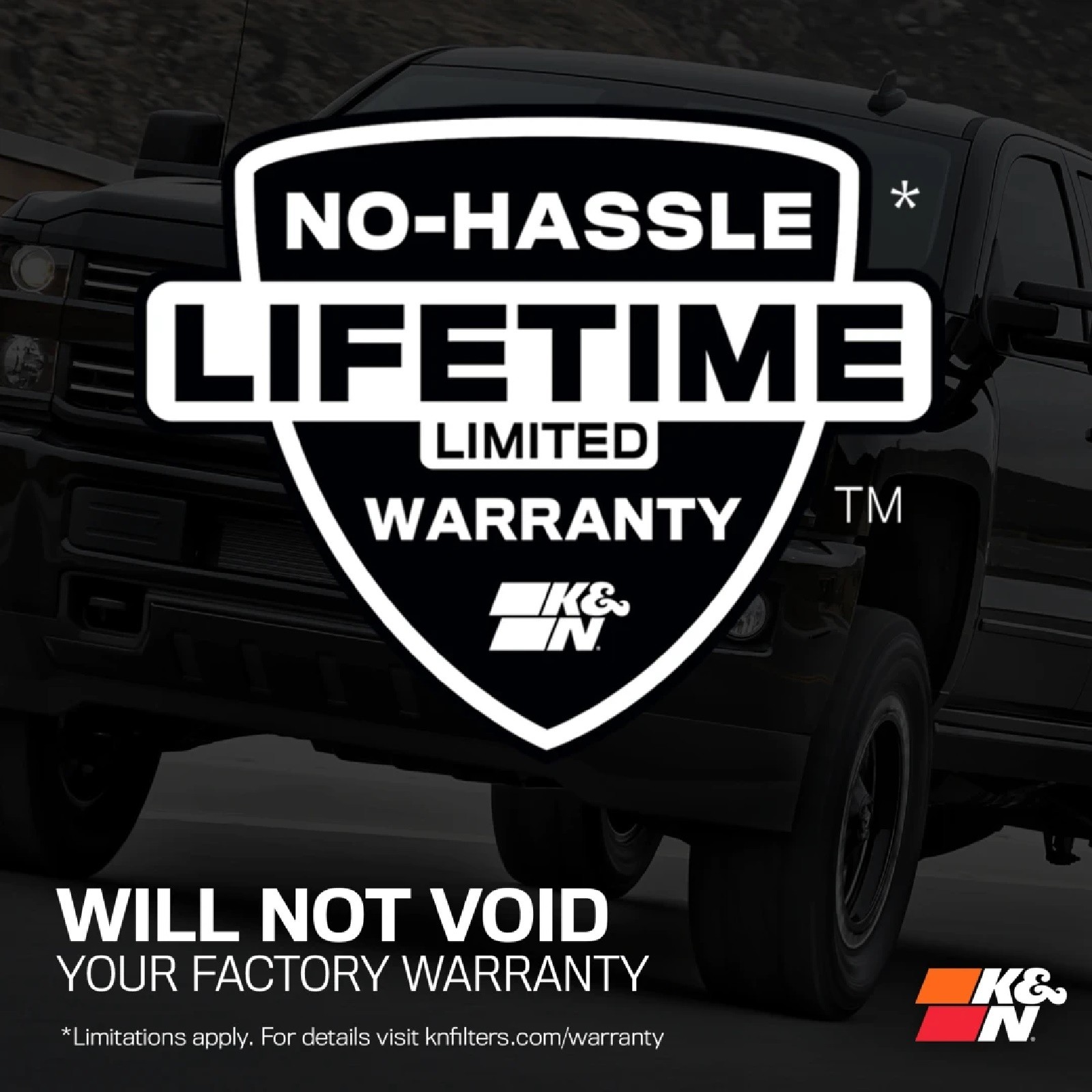 K&N Aircharger Cold Air Intake for 2020-2026 Silverado & Sierra 2500 3500 6.6L