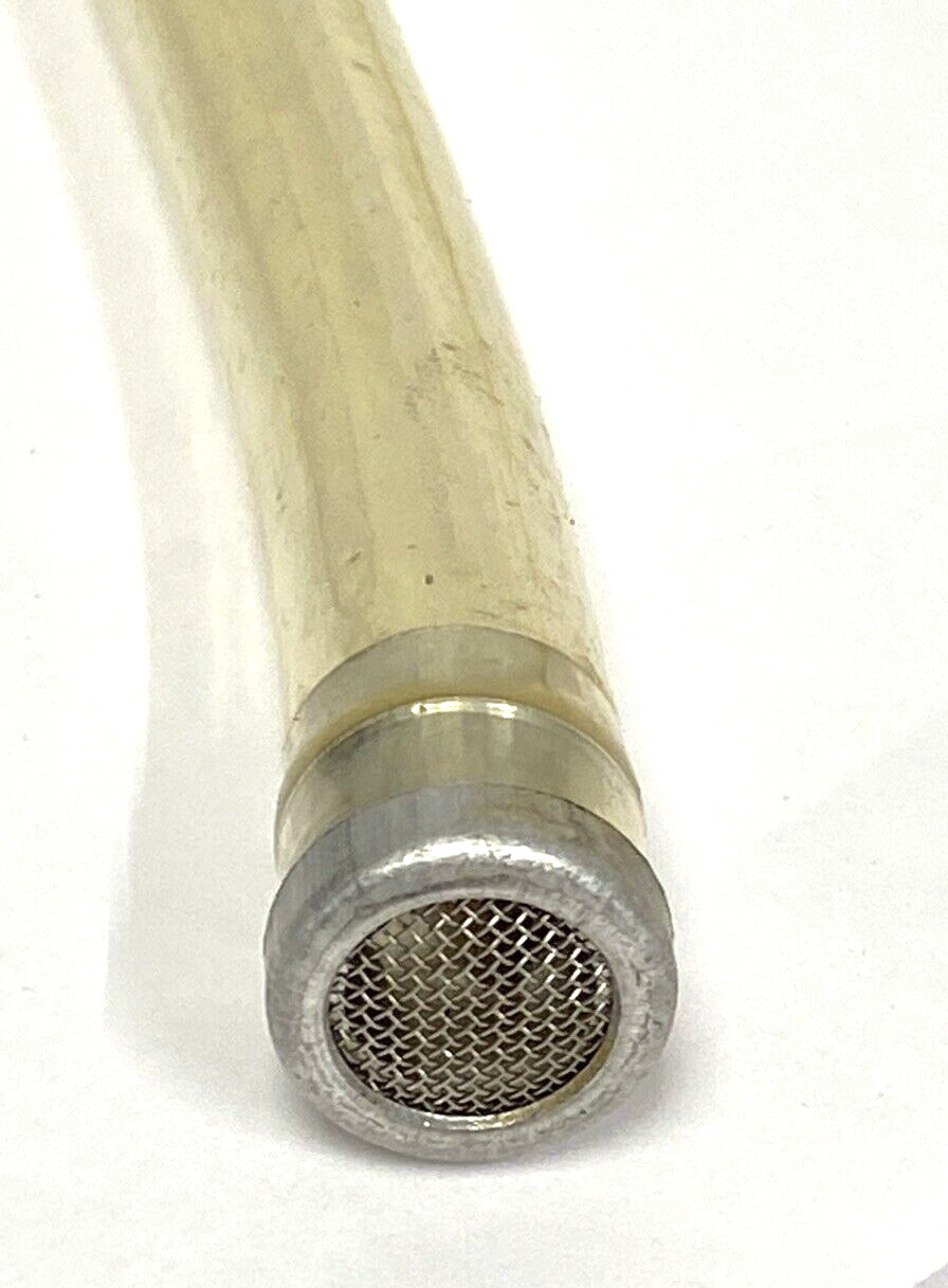 9″ Boat Fuel Pick-Up Withdrawal Tube w Strainer Screen 1/2-20 Thread 1/2″ Tube