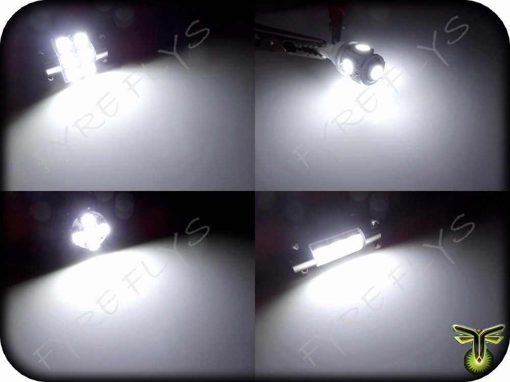 White LED interior lights package kit for 09-14 Honda Fit 6 pcs 5050 series SMD