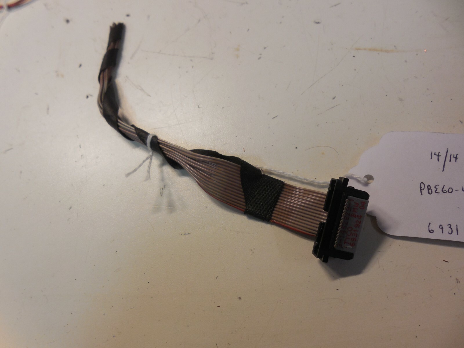 08-10 BMW E60 5 Series 14 Port 14 Wire Plug Connector Ribbon Pigtail 6931924