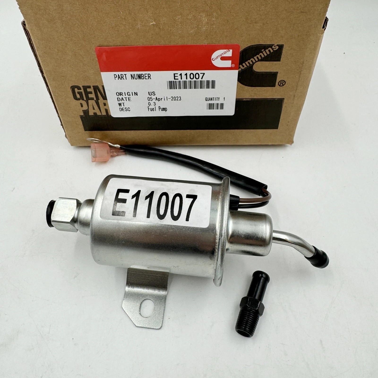 E11007 Fuel Pump For Onan 4000 RV Cummins Generator 4KW Microlite MicroQuiet 12V