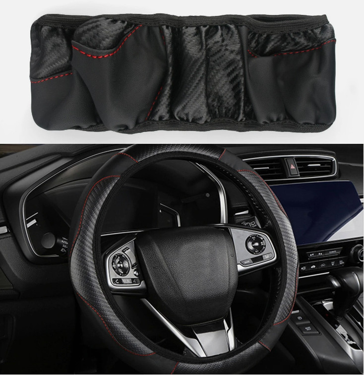 For Chevrolet Leather Steering Wheel Cover Breathable Antislip Car Accessories