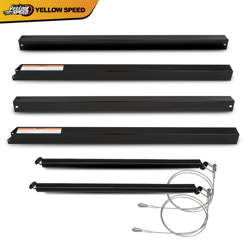 2 Sided Trailer Tailgate Liftgate Ramp Lift Assist System 350 Pounds Black New