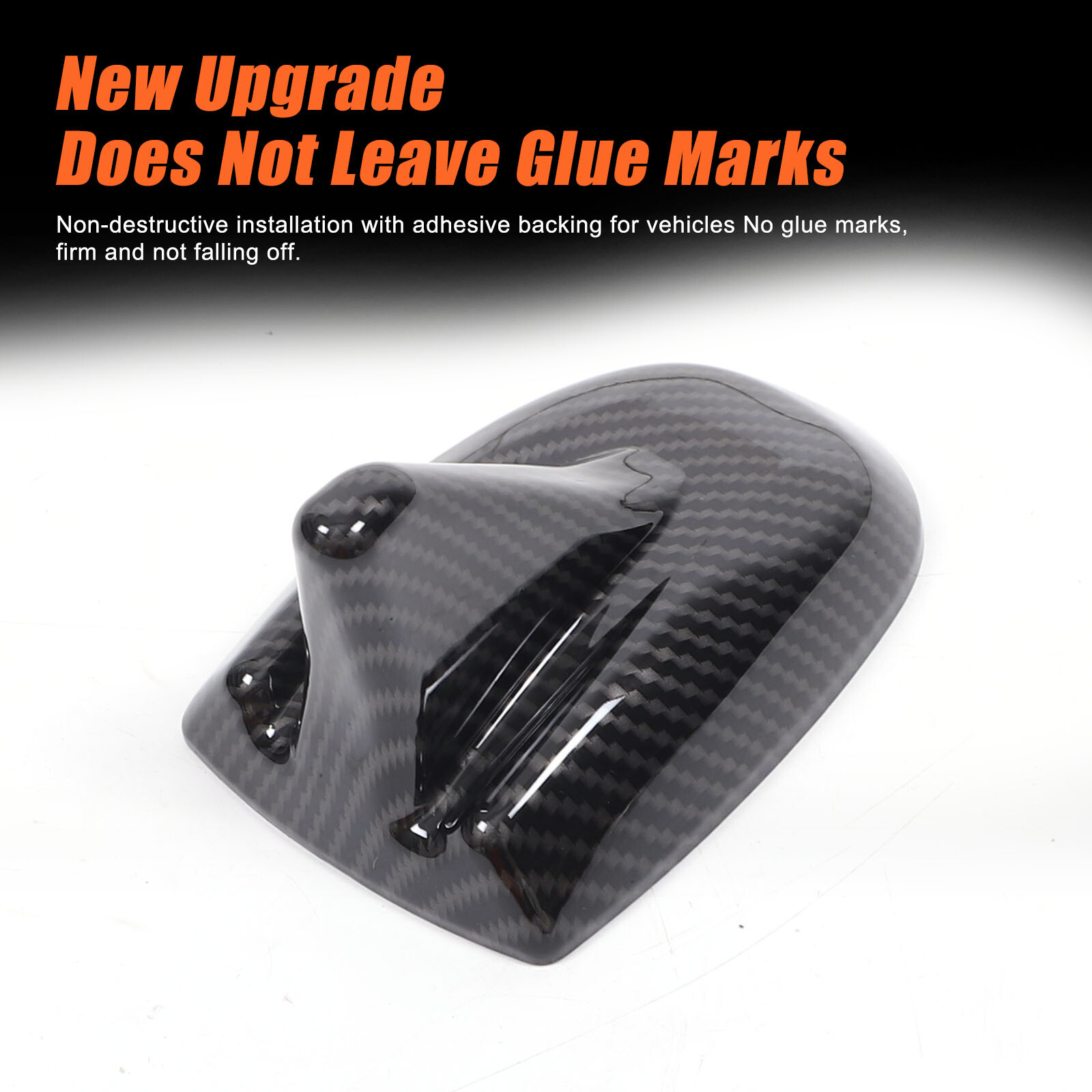 ABS Carbon Fiber Roof Antenna Shark Trim Cover Fits Maserati Ghibli 2014-2021