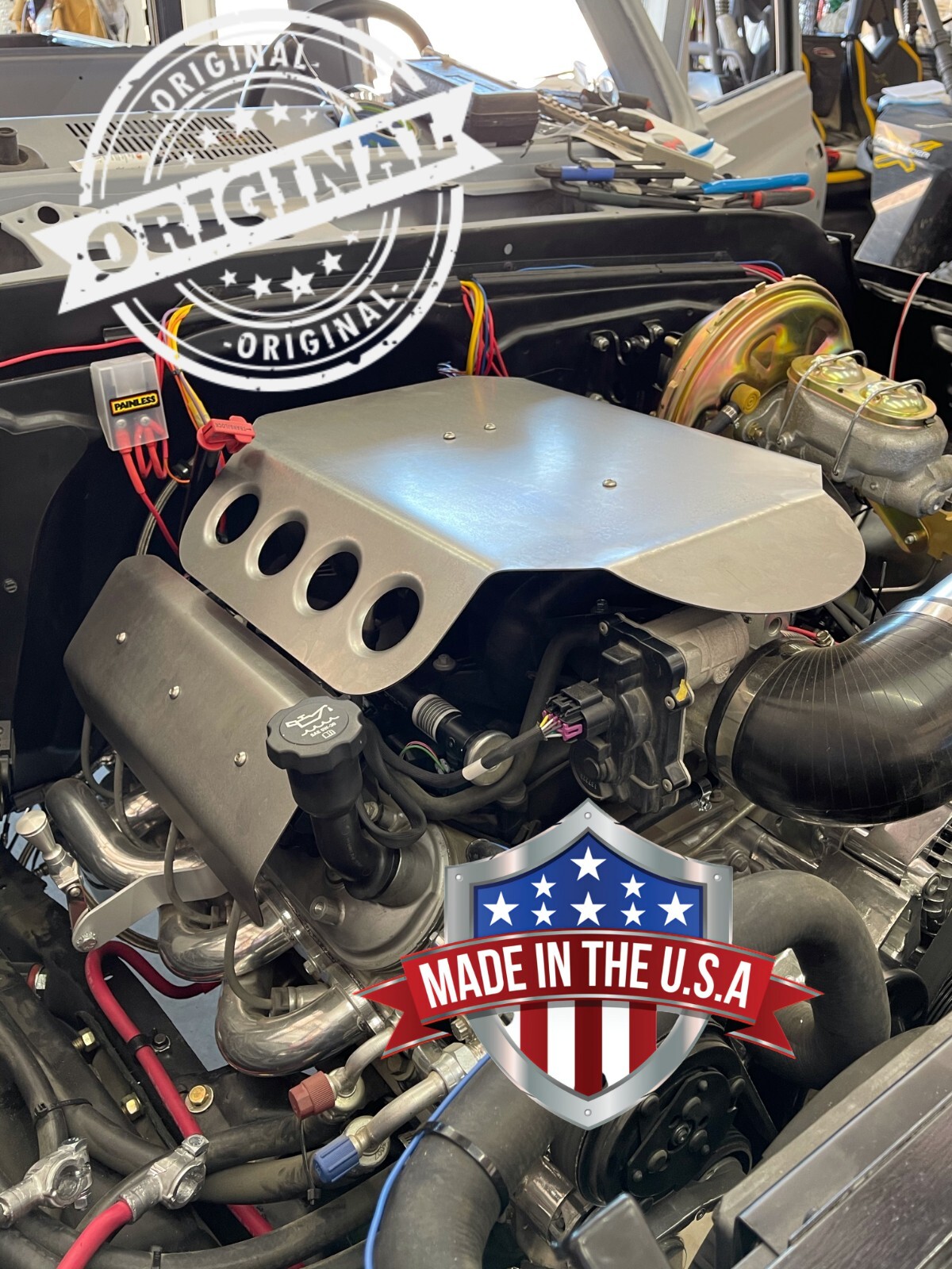 99-07 GEN 3 CUSTOM LS ENGINE COVER 4.8 , 5.3 , 6.0, truck intake