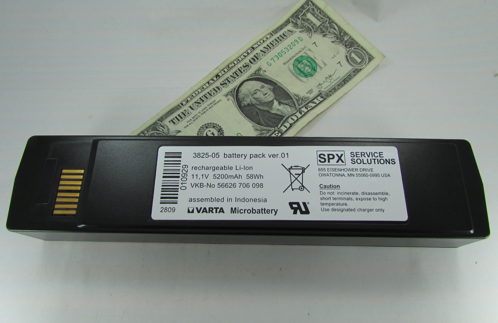 New 5200mAh Lithium Ion Batteries 3825-05, OTC Pegisys Vehicle Diagnostic System